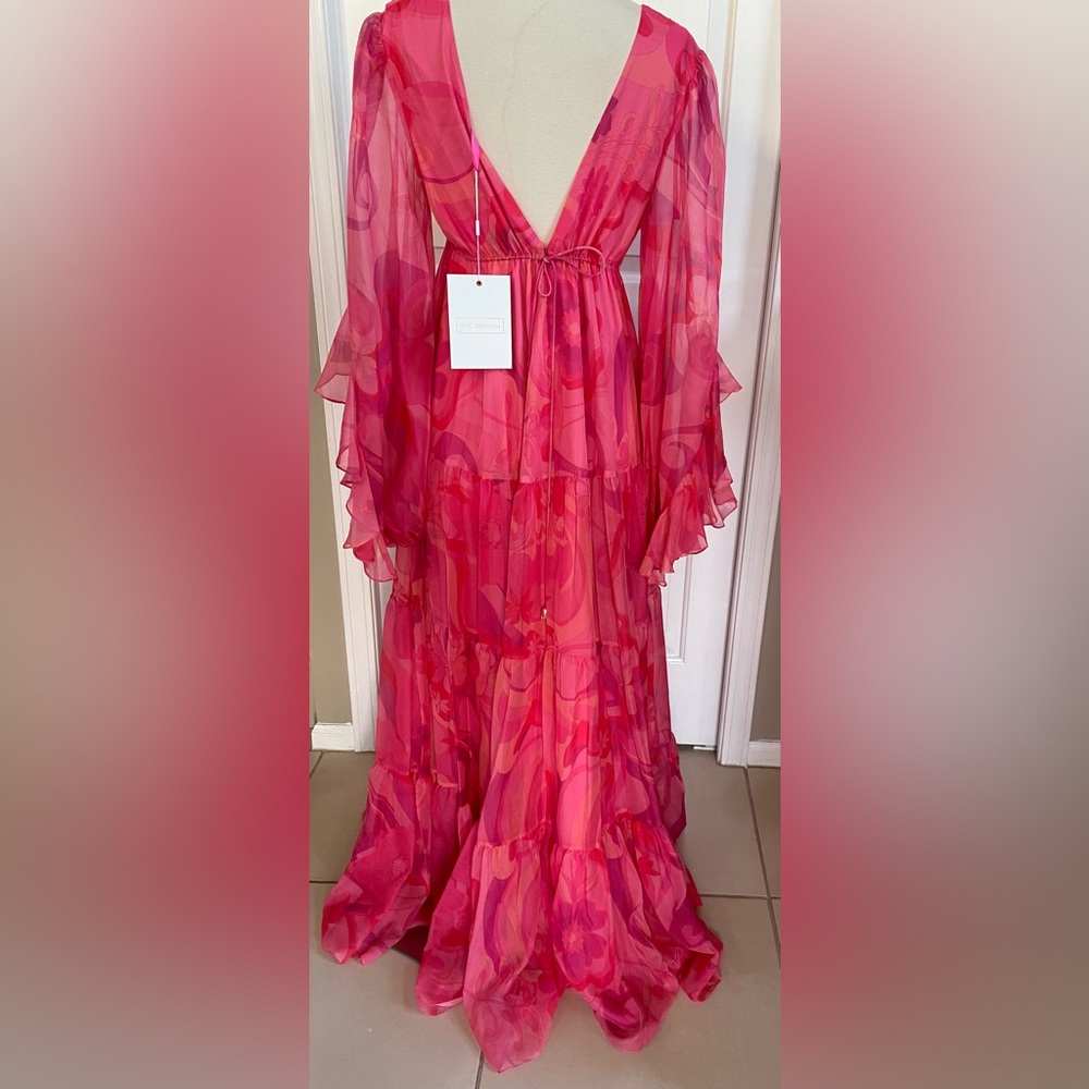 Mac Duggal Vibrant Pink Cocktail Dress size6 brand new - Picture 3 of 8